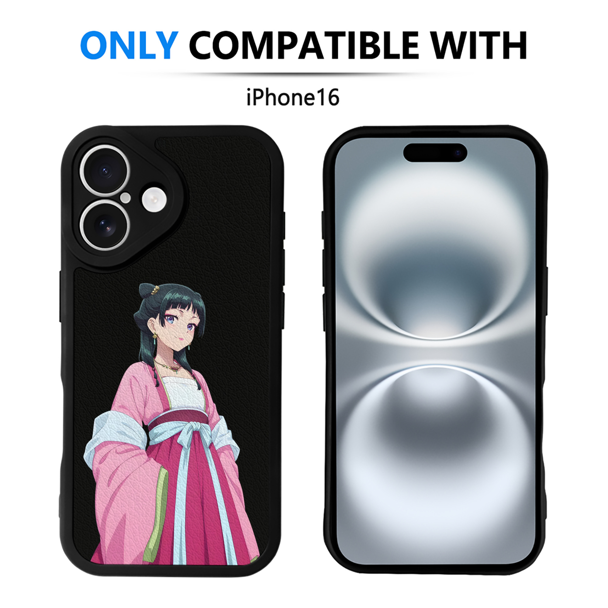薬屋のひとりごと The Apothecary Diaries 【iPhone 16シリーズ対応】シリコンスマホケース（レザー調） 材質：シリコン